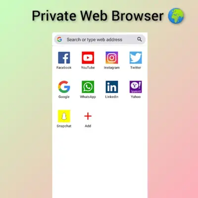 Private Web Browser android App screenshot 5